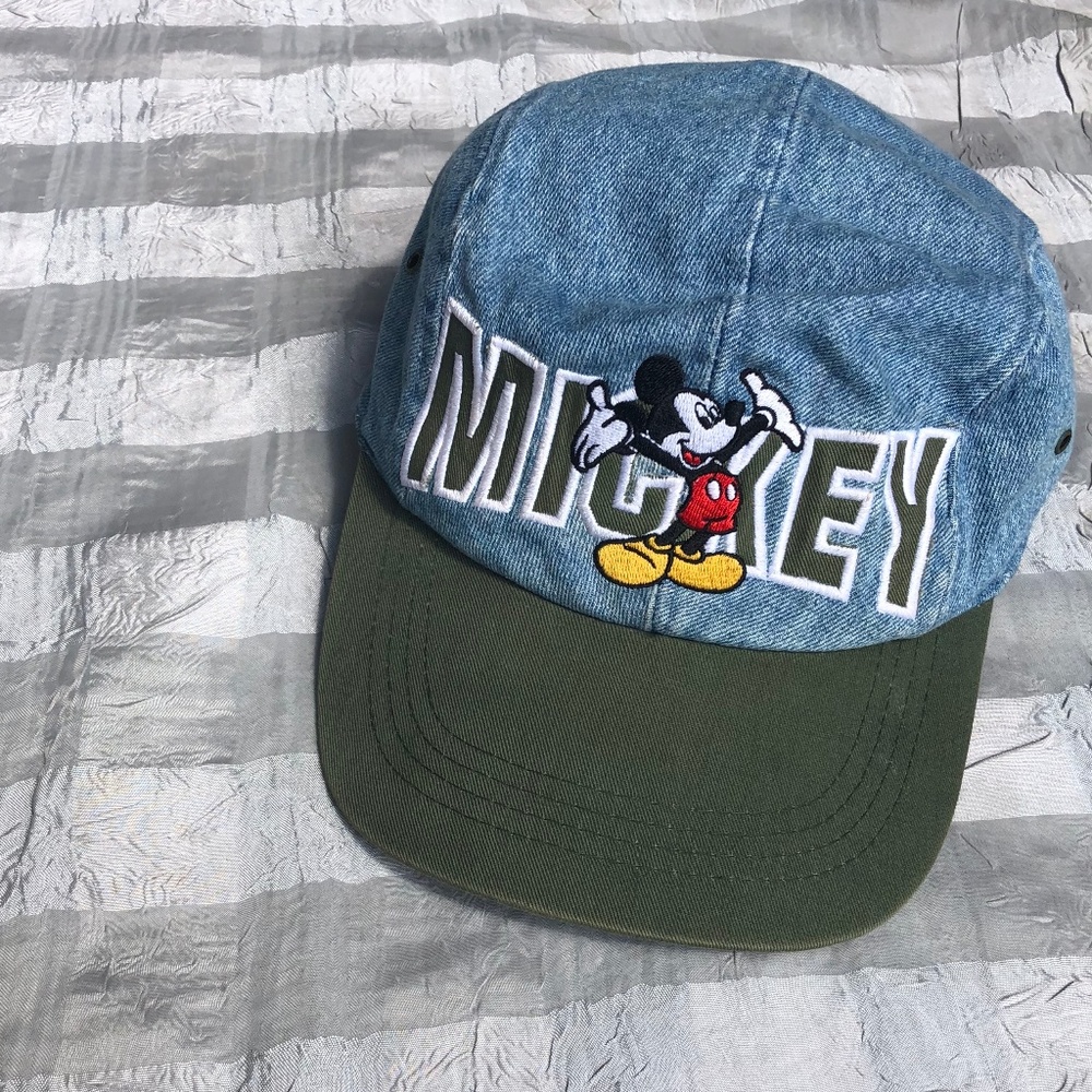 VINTAGE 90's DENIM MICKEY UNLIMITED HAT